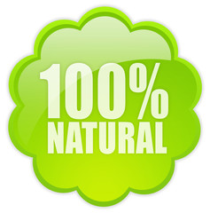 100 natural icon