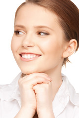 Fototapeta premium calm and friendly woman