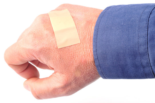 Blessure &agrave; la main