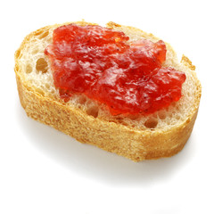 Jam on sliced bread