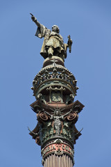 Fototapeta na wymiar Pomnik Kolumba, Barcelona