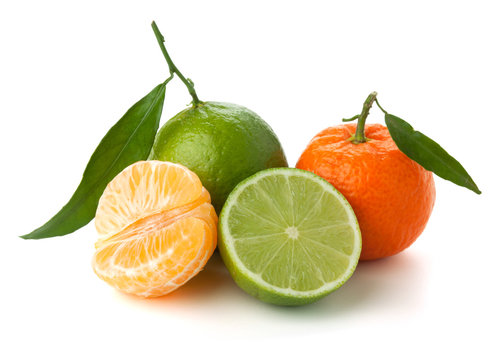 Limes and tangerines