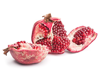 Red pomegranate fruit
