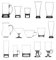 Empty  glasses