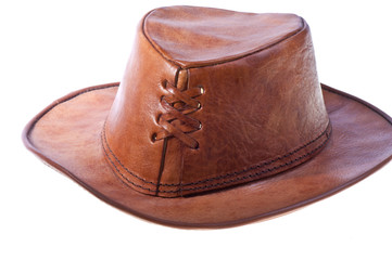 Leather hat