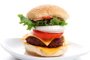 Hamburger platter