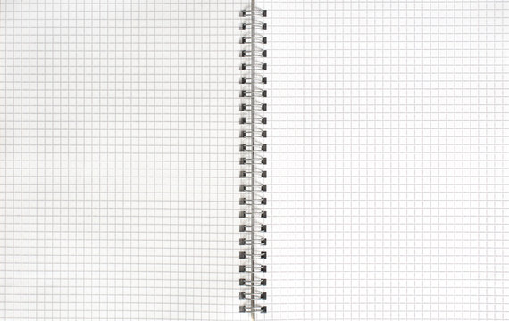 blank spiral notebook