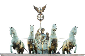 Quadriga auf dem Brandenburger Tor in Berlin © REMINDFILMS