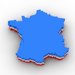 Naklejka premium france