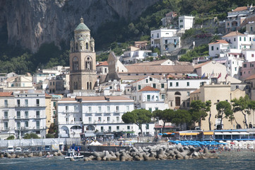Amalfi on the Bay of Salerno in Campania Southern Italy