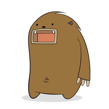 Fototapeta Samsquamch Yeti