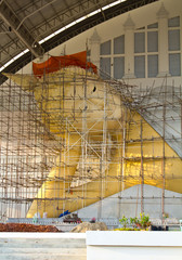 Buddha sleeping Buddha's death