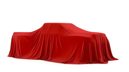 Presentation of the pickup truck. © Reshavskyi