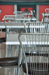 Fragment of the interior the cafe