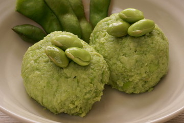 黒大豆のずんだ餅