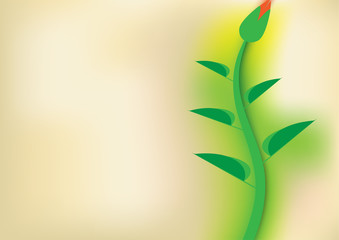 vector blurred floral background