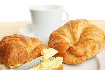 Croissants and cup
