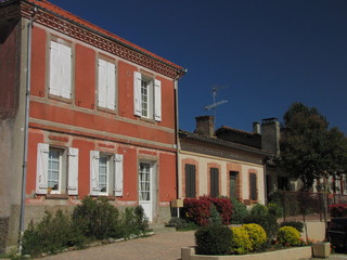 Obraz premium Village d’Endoufielle, Gers, Haute-Garonne ; Midi-Pyrénées