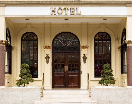 Hotel entrance