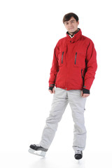Fototapeta premium man with skates