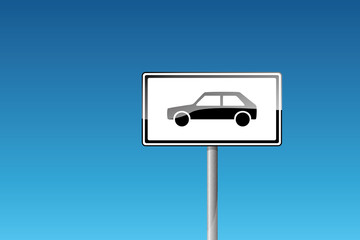 Zusatzzeichen Auto PKW F&uuml;hrerscheinklasse B