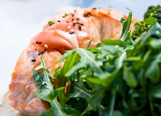 grilled salmon