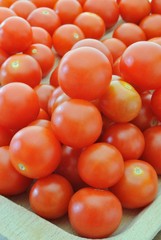 Fototapeta na wymiar Wiśniowe pomidory