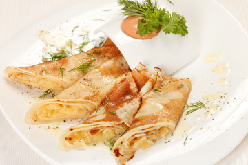 pancakes with cheese