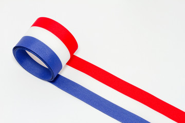 Red white and blue ribbon