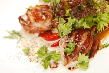 meat with vegetables