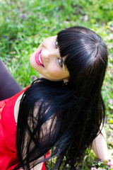 Naklejka premium Beautiful young woman