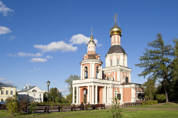 Fototapeta na wymiar Church of count Naryshkin in Moscow