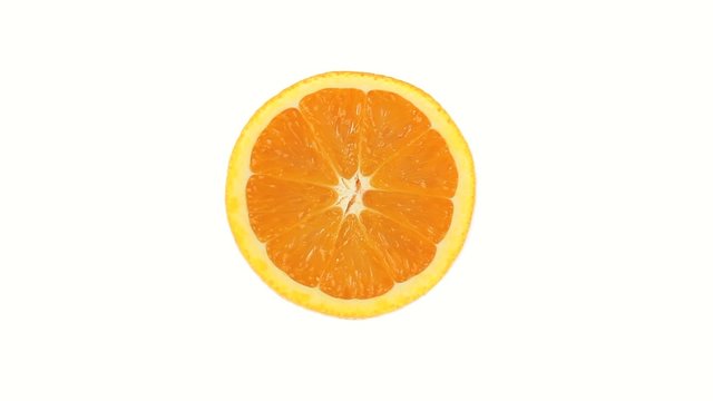 Half orange rotating