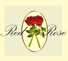 Etikett Rote Rose