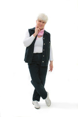 l&auml;ssige alte Dame