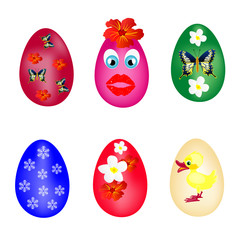 Drawn all over peaster egg