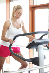 Fototapeta premium Im Fitnessclub