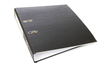 Office folders isolated on the white