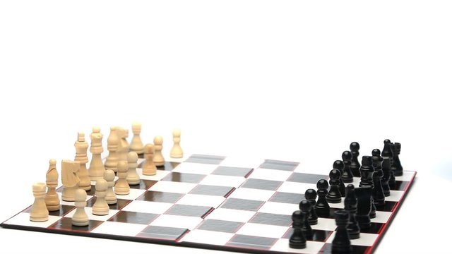 Chess game turning on itself