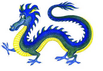 Веселый водяной дракон - символ 2012 года