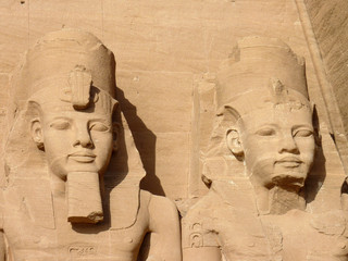 Statues de pharaons