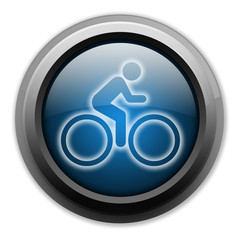 Dark and Glowing Button 