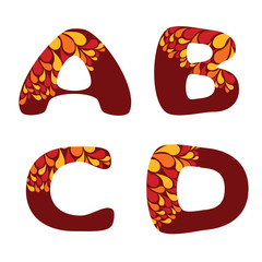 alphabet - part one - A, B, C, D