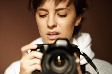 female photographer