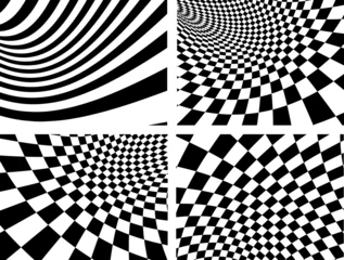 Photo sur Plexiglas Psychédélique Arrière-plans vectoriels abstraits