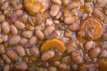 Bean soup.Traditional Greek food
