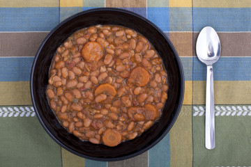 Bean soup.Traditional Greek food