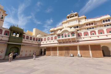 Pałac Miejski, Jaipur, Indie - obrazy, fototapety, plakaty