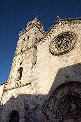 Architektura wyspy Korčula w Chorwacji. Zabytkowa kościół.