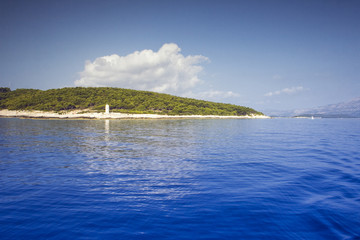 Rejs po Chorwacji. Krajobraz morski Adriatyku. © jacekbieniek